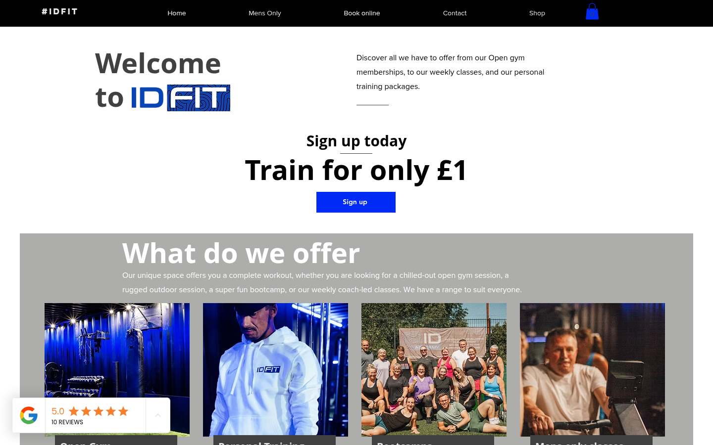 ID FIT old site — desktop